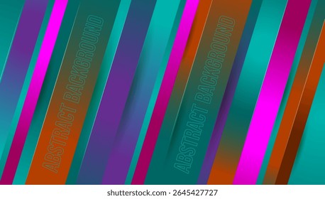 Abstract gradient background with full color slanted, bags for making backdrops, banners, covers and others