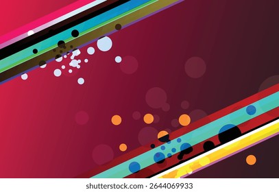 Abstract gradient background. Geometric lines pattern.  Futuristic technology graphic design. Suit for business, header, cover, wallpaper, website, flyer