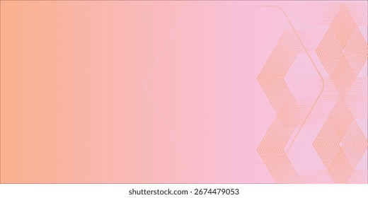 Abstract Gradient Background with Geometric Lines and Minimalist Design