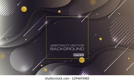 Abstract gradient background with geometric shapes. Eps10 vector