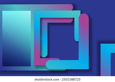 Abstract gradient Background geometric shapes, stars and liquid color. Trendy fluid gradient background for landing page. Modern wallpaper design for social media, idol poster, banner, flyer.