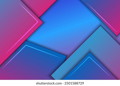 Abstract gradient Background geometric shapes, stars and liquid color. Trendy fluid gradient background for landing page. Modern wallpaper design for social media, idol poster, banner, flyer.