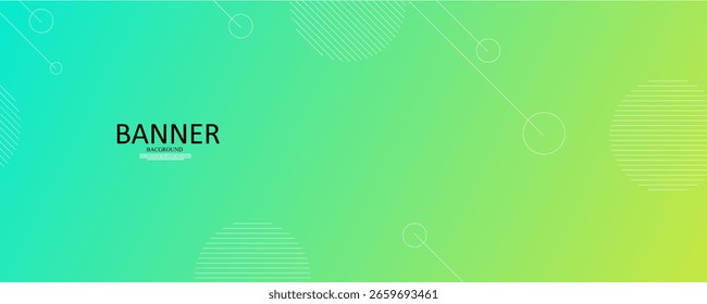 Abstract Gradient Background with Geometric Shapes and Minimalist Design Elements