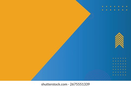 Abstrakter Farbverlauf-Hintergrund mit geometrischen Formen und Kreis.  Vektorgrafik im flachen Stil.