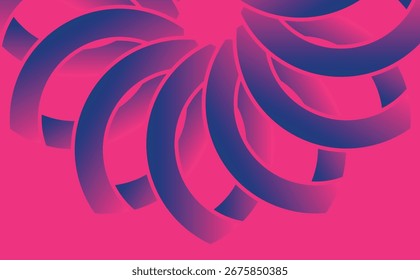 Fondo de gradiente Abstractas con Formas geométricas y círculo. Ilustración vectorial en estilo plano.