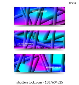 abstract gradient background geometric trendy color for banner, web, flyer, brochure – vector