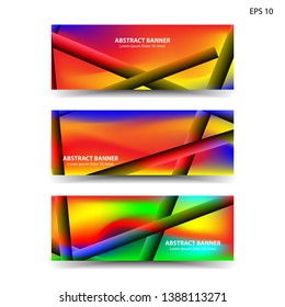 abstract gradient background geometric with trendy color for banner,web,flyer,brochure - vector
