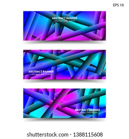 abstract gradient background geometric with trendy color for banner,web,flyer,brochure - vector