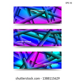 abstract gradient background geometric with trendy color for banner,web,flyer,brochure - vector