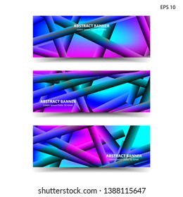 abstract gradient background geometric with trendy color for banner,web,flyer,brochure - vector