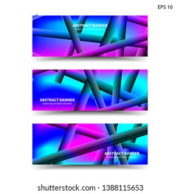 abstract gradient background geometric with trendy color for banner,web,flyer,brochure - vector