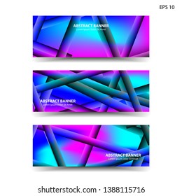 abstract gradient background geometric with trendy color for banner,web,flyer,brochure - vector