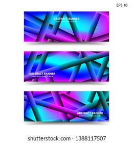 abstract gradient background geometric with trendy color for banner,web,flyer,brochure - vector