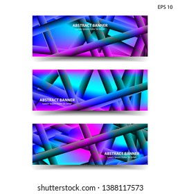 abstract gradient background geometric with trendy color for banner,web,flyer,brochure - vector