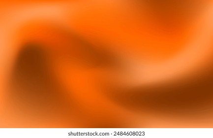 Abstract gradient background of glossy brown orange colors. beauty curved shape composition illustration art for banner, poster, brochure, digital, web, page, surface, decoration, advertising, flyer