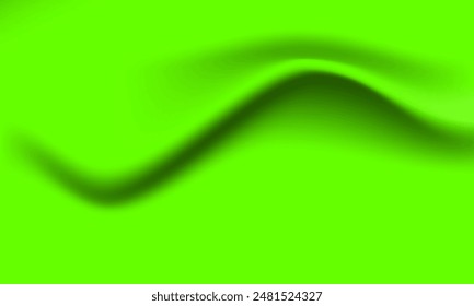 Abstract gradient background of glossy green colors. beauty curved shape composition illustration art for banner, poster, brochure, digital, page, surface, decoration, backdrop, advertising, ornament