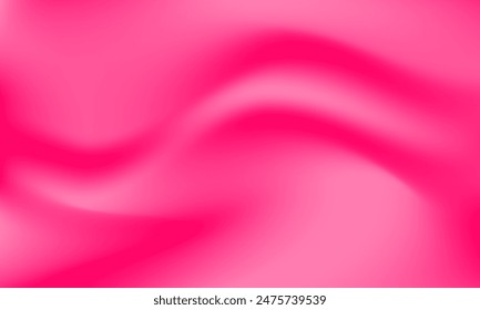 Abstract gradient background of glossy pink colors. Beauty curved shape composition illustration art for banner, poster, brochure, digital, web, page, surface, decoration, display, advertising 