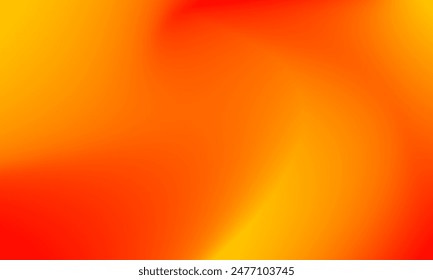 Abstract gradient background of glossy red and yellow colors. beauty curved shape composition illustration art for banner, poster, brochure, digital, web, page, surface, decoration, advertising