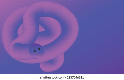 abstract gradient background with glowing worm, wallpaper pc , simple background 