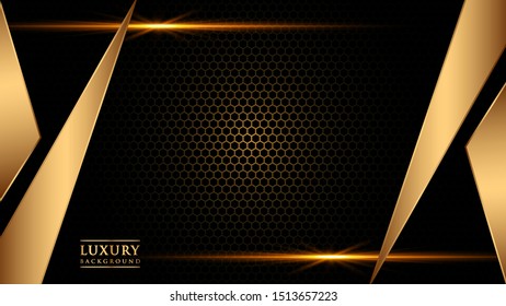 Abstract Gradient background gold color