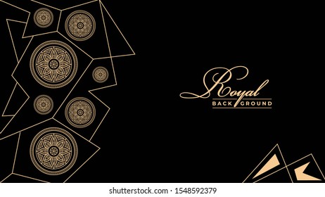 Abstract Gradient background gold color