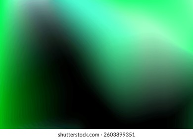Abstract Gradient Background Green, Black, and Subtle Light Transitions