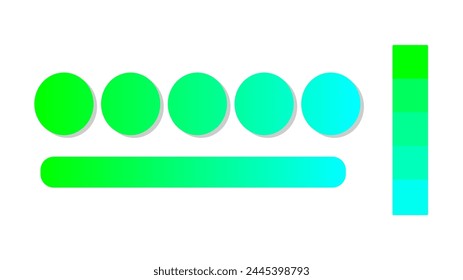 Abstract gradient background with green and blue color palette. Abstract illustration with gradient blur design. Blurred colored abstract background. Colorful gradient. Vector illustration