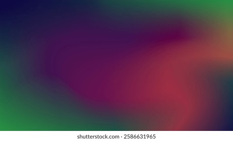 abstract gradient background of green, blue, purple and orange