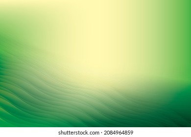 Abstract gradient background with green color and modern stripes. Vector illustration.