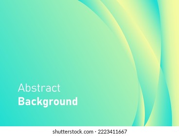 Abstract gradient background, green gradient color and curve line, vector background illustration template for website, banner, poster, backdrop