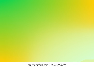 Abstract Gradient Background in Green and Yellow Tones for Design