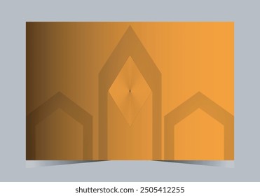 Abstract gradient background with illustration