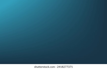 Abstract gradient background illustration of blue tone colors. Smooth elegant modern texture vector graphic design template for wallpaper, banner, cover, web, digital, decoration