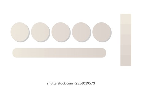 Abstract gradient background with Ivory and Sand Dollar color palette. Abstract illustration with gradient blur design. Blurred colored abstract background. Colorful gradient. Vector illustration