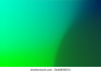 Abstract Gradient Background in Light Green, Aqua, and Dark Blue Shades