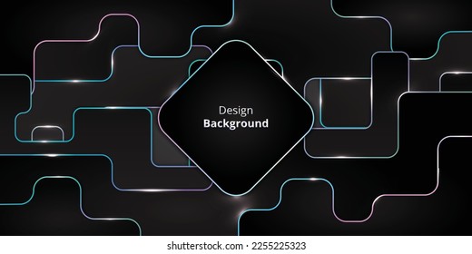abstract gradient background line art design