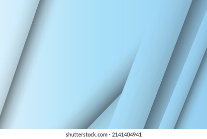 Abstract gradient background with lines, shadow and space for text in blue and gray colors. Vector design for business presentations, banners, flyers, posters, invitations, cards