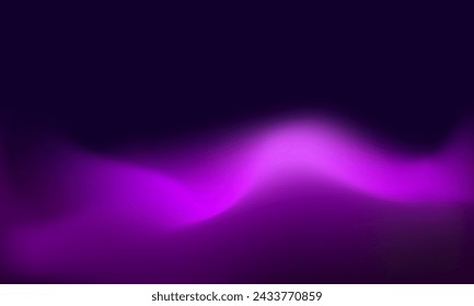 Abstract gradient background of magenta and dark purple colors. Wavy shape composition illustration for banner, poster, brochure, digital, web, page, surface, decoration, business