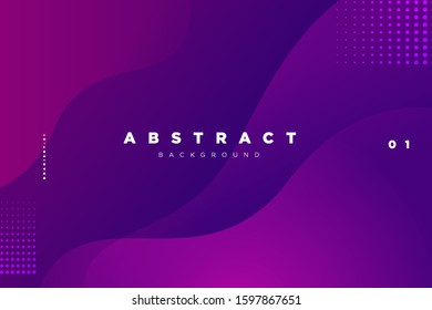 Abstract gradient background with minimal design and futuristic vibrant shapes, Vector elements art design,