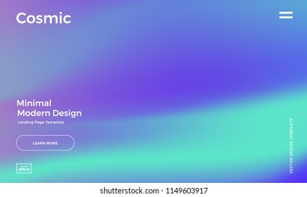 Abstract gradient background. Minimal modern design. Landing page template. Vector illustration. Eps10