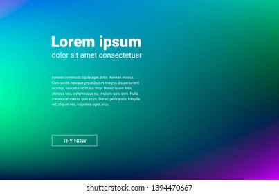 Abstract gradient background. Minimal modern design. Landing page template. Vector illustration. Eps10