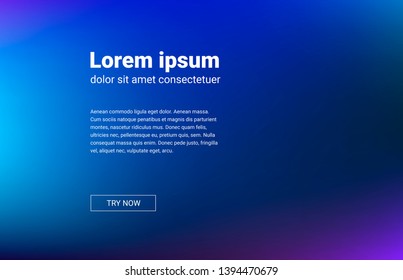 Abstract gradient background. Minimal modern design. Landing page template. Vector illustration. Eps10