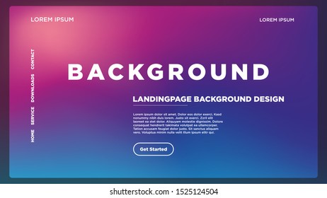 Abstract gradient background. Minimal modern design. Landing page template. Vector illustration. Eps10