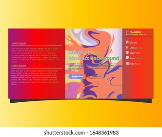 Abstract gradient background. Minimal modern design. Landing page template. Vector illustration. Eps10