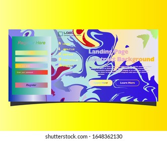 Abstract gradient background. Minimal modern design. Landing page template. Vector illustration. Eps10