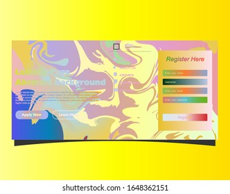 Fondo de degradado abstracto. Diseño minimalista y moderno. Plantilla de página de destino. Ilustración vectorial. Eps10