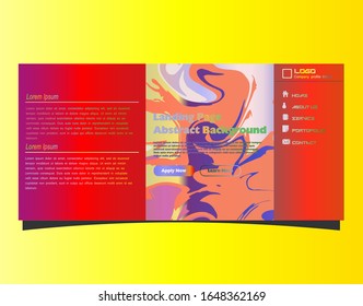 Abstract gradient background. Minimal modern design. Landing page template. Vector illustration. Eps10