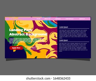 Abstrakter Farbverlauf-Hintergrund. Minimal modernes Design. Seitenvorlage für die Landung. Vektorillustration. EPS10