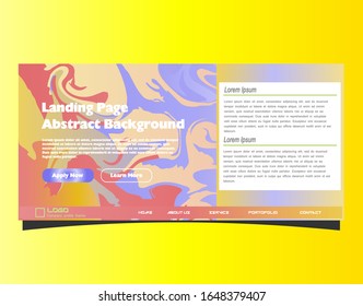 Abstrakter Farbverlauf-Hintergrund. Minimal modernes Design. Seitenvorlage für die Landung. Vektorillustration. EPS10