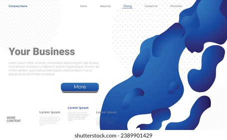 Abstract gradient background. Minimal modern design. Landing page template. Vector illustration. Eps10
